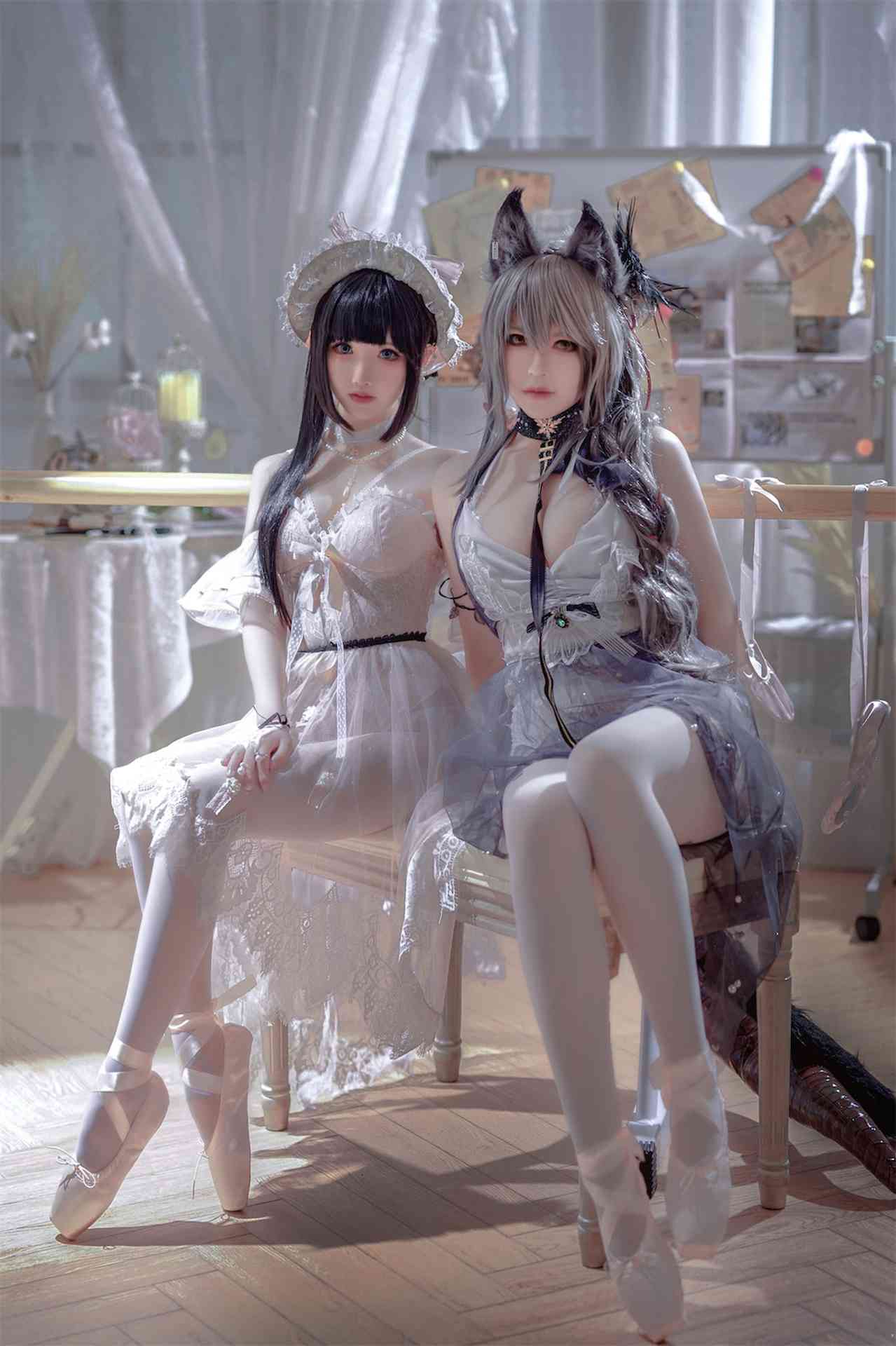 NO.120面饼仙儿Arknights黑x森蚺バレエ(&半半子)【56P】-可宝主